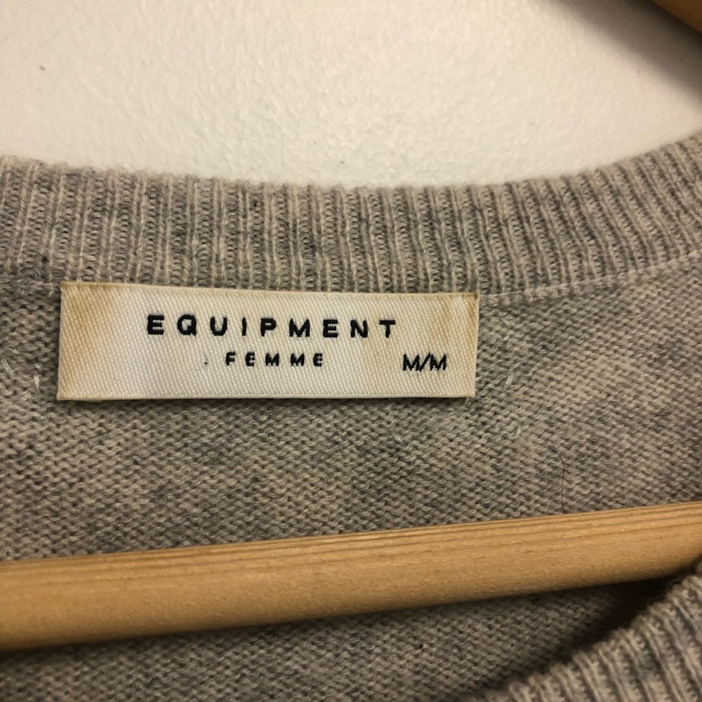 Equipment Femme Cashmere Rhinestone Sweater - Picture 4 of 8